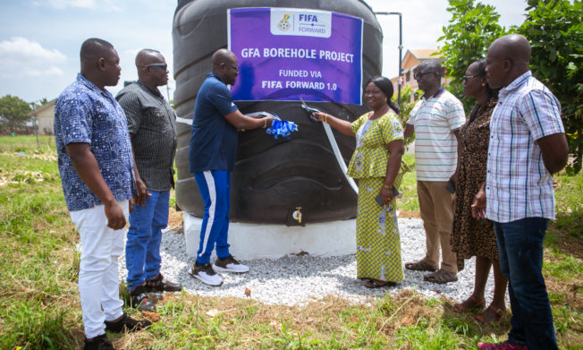 President Simeon-Okraku commissions borehole projects in Kumasi