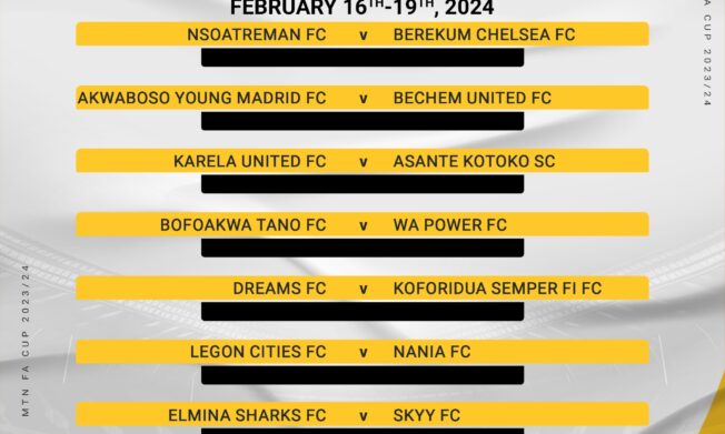 MTN FA Cup Round of 16: Dreams take on Semper Fi, Karela vs Asante Kotoko