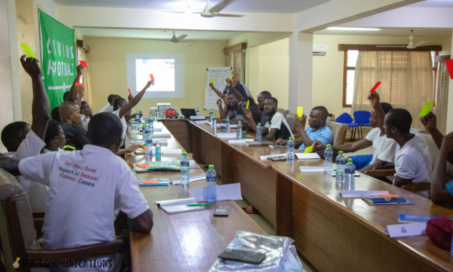 PHOTOS: Beach Soccer training course for Referees and Instructors at Prampram