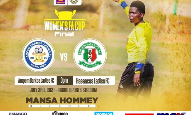 Mansa Hommey to officiate Women’s FA Cup final