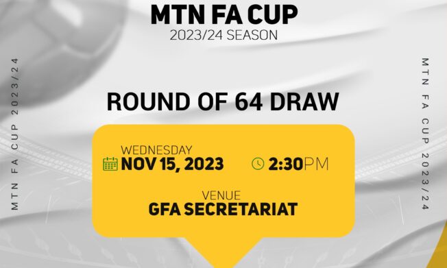 Big Boys join the fray for MTN FA Cup Round of 64 draw on Wednesday