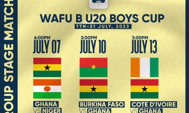 WAFU B Boys Cup of Nations kicks off Friday