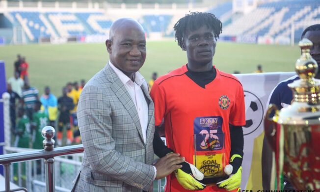 Ohene Nimoh wins best goalkeeper of DOL Super Cup