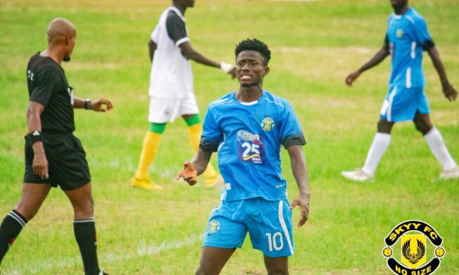 Baba Musah goal sends Skyy FC into semis