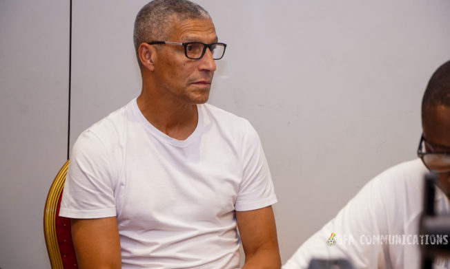 Black Stars Head Coach Chris Hughton in Rabat to support Black Meteors