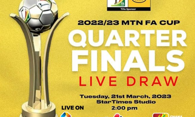 MTN FA Cup Quarterfinals live draw to be held today