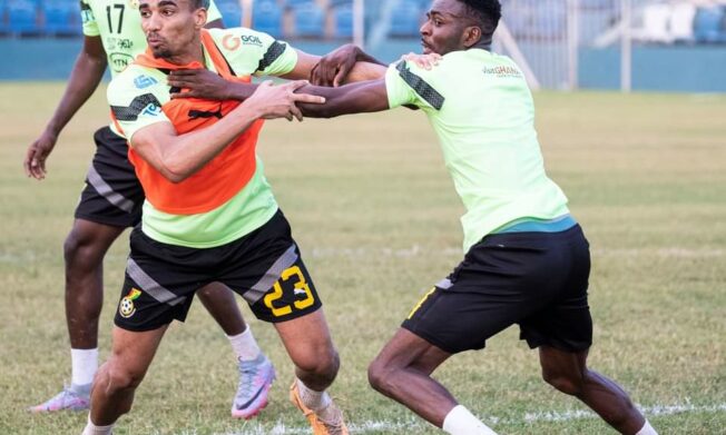 Black Stars hold final training session at Abrankese