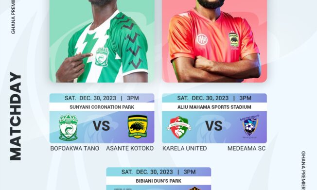 Bofoakwa Tano host Asante Kotoko at Sunyani