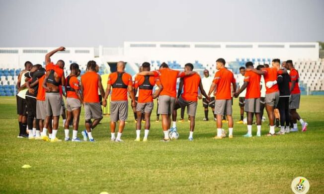 Twenty four Black Stars open training at Abrankese