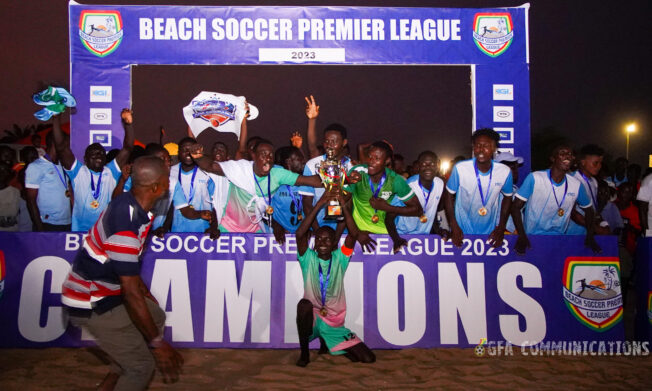 Ada Assurance BSC win 2022/23 Beach Soccer Premier League