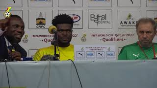 QATAR 2022 WCQ: GHANA VRS ZIMBABWE POST MATCH PRESS CONFERENCE