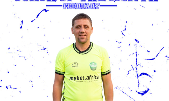 Dreams FC's Vladislav Viric wins NASCO Coach of the Month - February