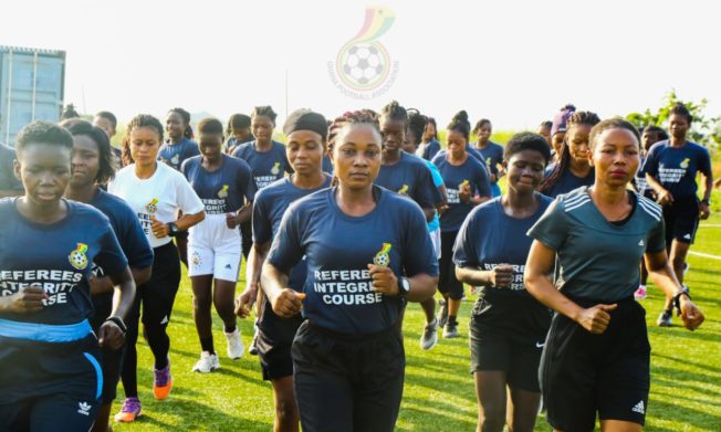 Seventy-Three Women’s Premier League referees and assistant referees train ahead of new season