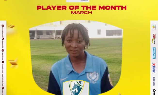 Georgina Aoyem Ayisha scoops NASCO player of the month award