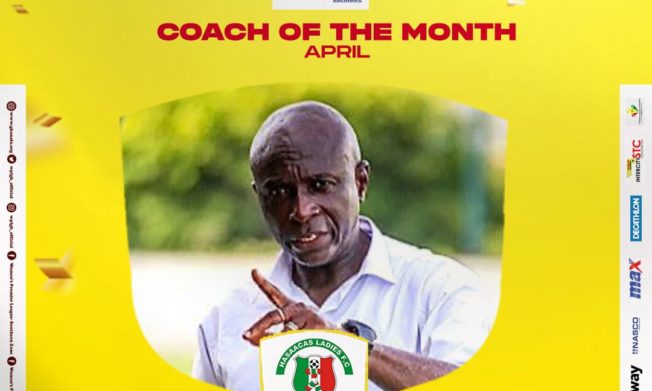 Yussif Basigi wins NASCO coach of the month for April award