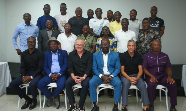 President Simeon-Okraku engages Coaches in Accra