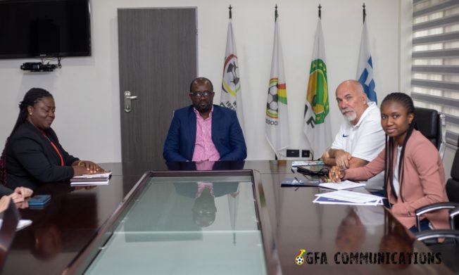 GFA and France Embassy/France Football Federation hold meeting on Women’s Football partnership