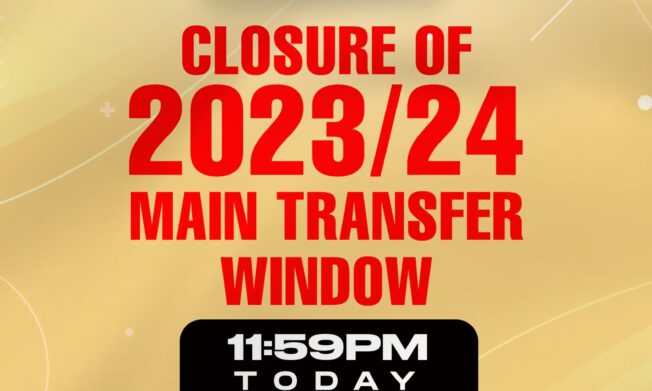 2023/24 main registration window shuts Friday night