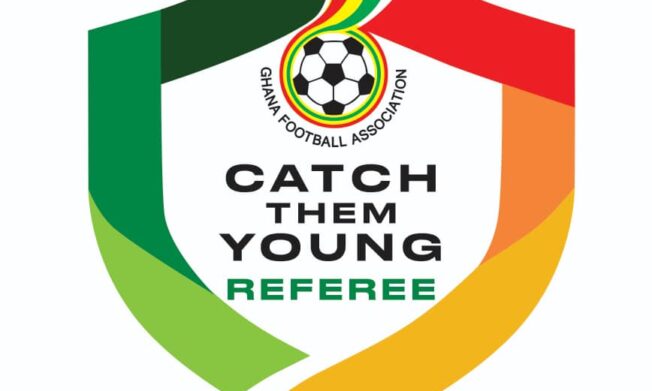 GFA take delivery of equipment for 'Catch Them Young' Referees